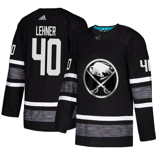 Buffalo Sabres Trikot #40 Robin Lehner Schwarz 2019 All-Star Game Parley